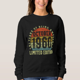 Sudadera Vintage Octubre 1960 61 años