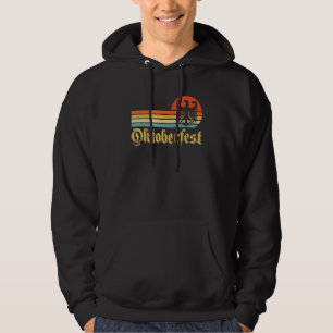 Sudadera Vintage Oktoberfest Hombres Mujeres Bandera Aleman