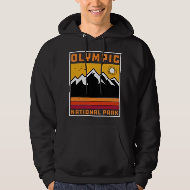 Sudadera Vintage Olympic National Park Souvenir (Anverso)
