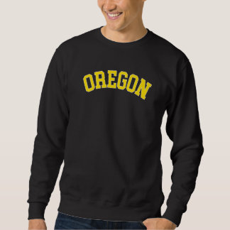 Sudadera Vintage Oregon USA State OR Varsity Style Sports