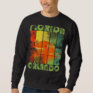Sudadera Vintage Orlando Florida Island Beach Vacation