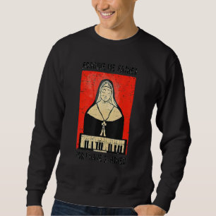 Sudadera Vintage Perdóname Padre Porque He Synthed Monja S