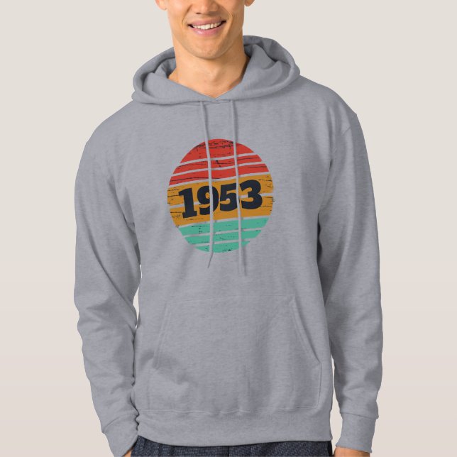 Sudadera Vintage personalizado de 70 años (Anverso)