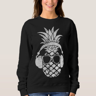 Sudadera Vintage Pineapple Hawaiian Aloha Beach Fruit Cockt