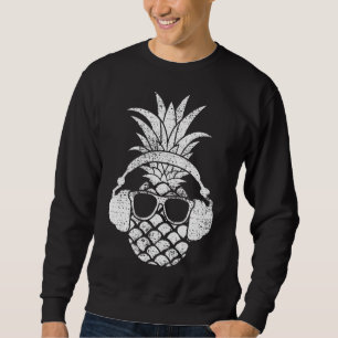 Sudadera Vintage Pineapple Hawaiian Aloha Beach Fruit Cockt