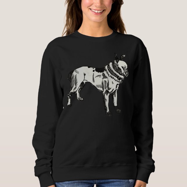 Sudadera Vintage Pitbull Terrier (Anverso)