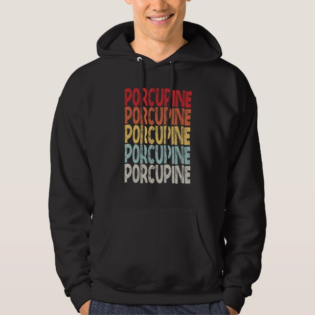 Sudadera vintage Porcupine (Anverso)