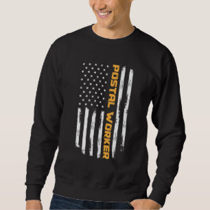 Sudadera Vintage Postal Worker American Flag US Postal