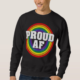 Sudadera Vintage Rainbow Lgbt Lesbiana Gay Bisexual Pr