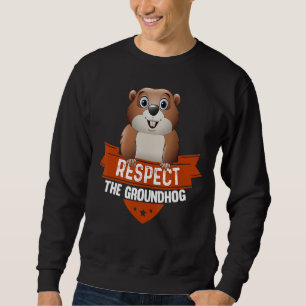 Sudadera Vintage Respect the Groundhog Day