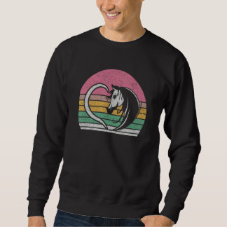 Sudadera Vintage Retro Cute Horse   Horse And Heart Girl Wo