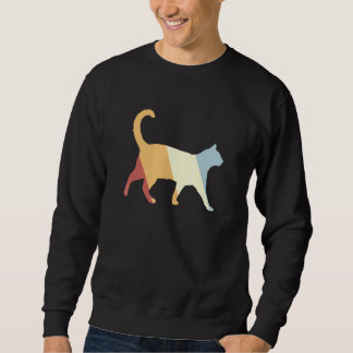 Sudadera Vintage retro de gato 7