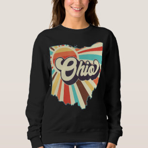 Sudadera Vintage retro del estado de Ohio