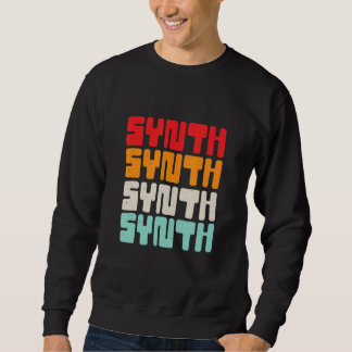 Sudadera Vintage Retro Electronic Music Synth