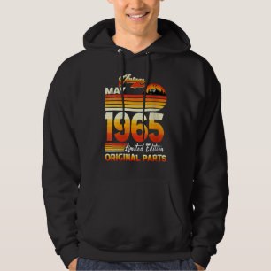 Sudadera Vintage retro femenino de 57 años mayo 1965 57º