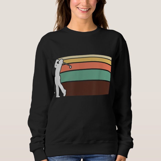 Sudadera Vintage Retro Golf (Anverso)