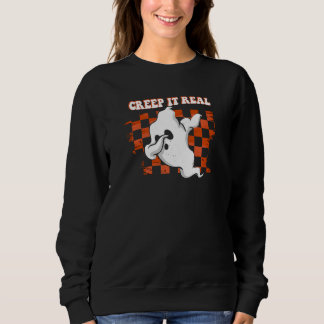 Sudadera Vintage Retro Halloween Creep it real Ghost Boy Fa