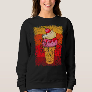 Sudadera Vintage Retro Ice Cream