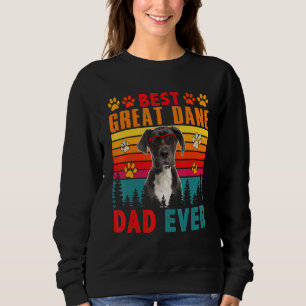 Sudadera Vintage Retro Mejor Gran Padre Dane Ever Perro Lin