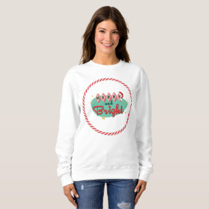Sudadera Vintage/Retro Merry y Bright