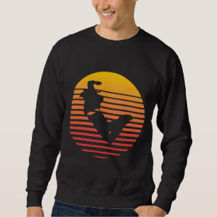 Sudadera Vintage Retro Parkour, corredor de salto