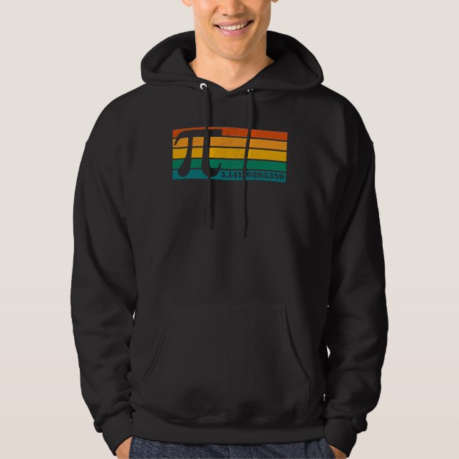 Sudadera Vintage Retro Pi (Anverso)