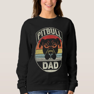 Sudadera Vintage Retro Pit Bull Dad