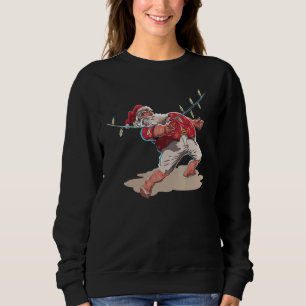 Sudadera Vintage Retro Santa jugando Limbo Navidad Xmas H