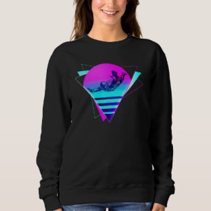 Sudadera Vintage retro Skydiving Vaporwave