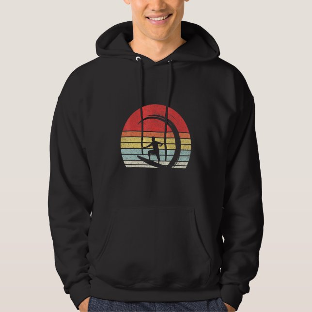 Sudadera Vintage Retro Wave Surfing Surfing Beach (Anverso)