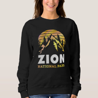 Sudadera Vintage Retro Zion National Park Utah