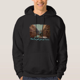 Sudadera Vintage Royal Gorge Train con capucha