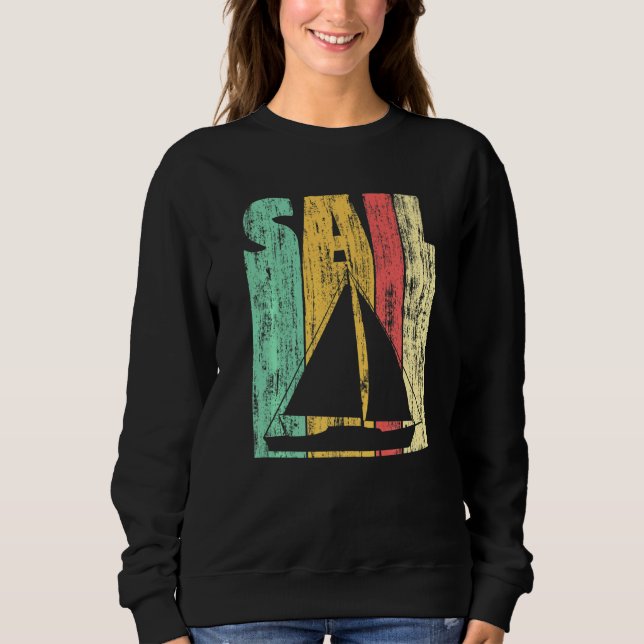 Sudadera Vintage Sailing Sailor Nautical Captain (Anverso)