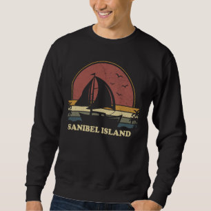 Sudadera Vintage Sanibel Island Sailing Sailboat Sa