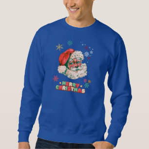 Sudadera Vintage Santa Clause Feliz Navidad
