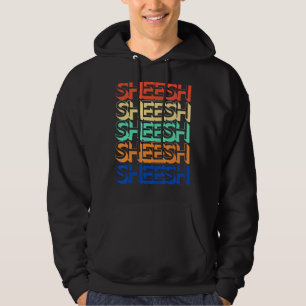 Sudadera Vintage Sheesh Retro Meme Adolescente Bussin' Gen 