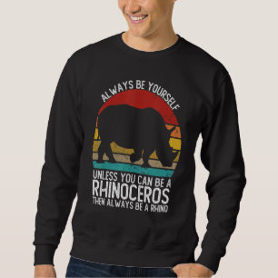 Sudadera Vintage Siempre Sé Tú Mismo A Menos Que Pueda Ser 