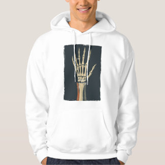 Sudadera Vintage Skeleton Hand Anatomy Hoodie