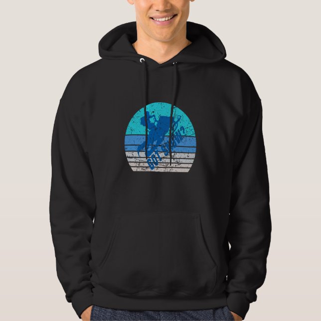 Sudadera Vintage Snowmobling (Anverso)