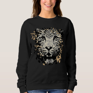 Sudadera Vintage Splash Jaguar Animal