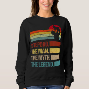 Sudadera Vintage Stepdad Man Myth Legend Family Mating Fa
