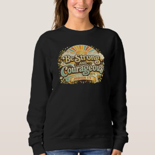 Sudadera Vintage Sunburst Floral Fe Cristiana Para Mujeres
