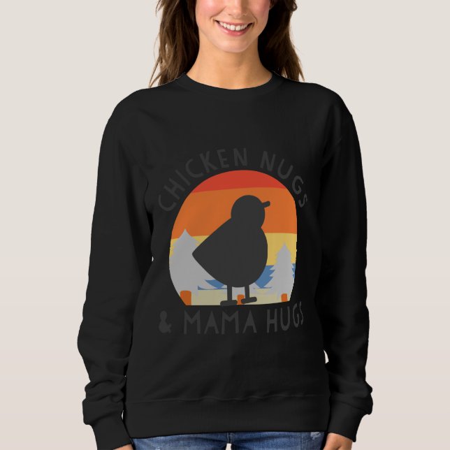 Sudadera Vintage Sunset Chicken Nugs An (Anverso)