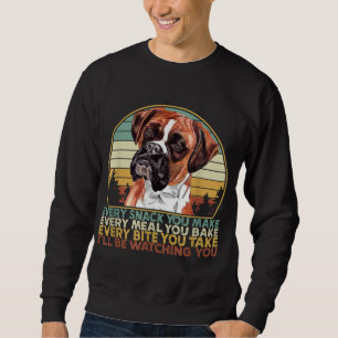 Sudadera Vintage te estaré vigilando por Boxer Dog Lover C