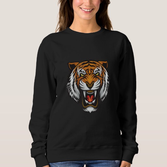 Sudadera Vintage Tiger Tiger Wild Cats (Anverso)