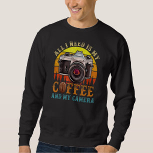 Sudadera Vintage Todo Lo Que Necesito Es Mi Café Y Mi Toma