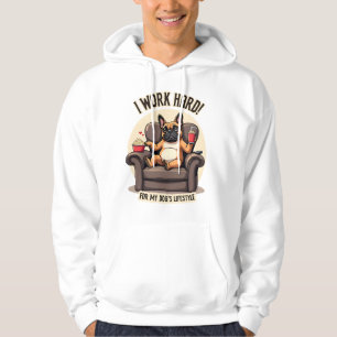 Sudadera Vintage trabajo duro para el estilo de vida de mi