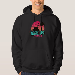 Sudadera Vintage Treasure Island Beach Florida Palm Trees F