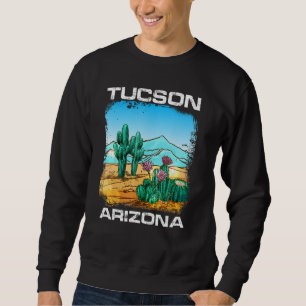 Sudadera Vintage Tucson Arizona Retro Cactus Funny