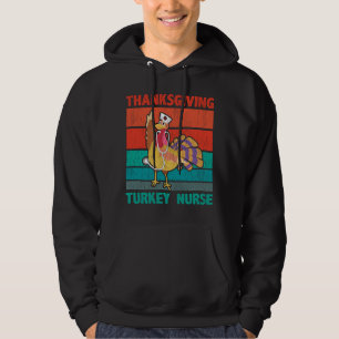 Sudadera Vintage Turkey Day Nursing Thanksgiving Nurse Gift